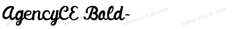 AgencyCE Bold字体转换 AgencyCE Bold字体转换